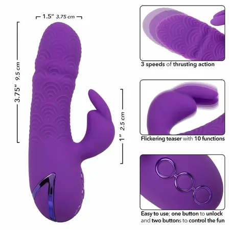 CalExotics California Dreaming Manhattan Beach Marvel Dual Vibrator Ljubičasta