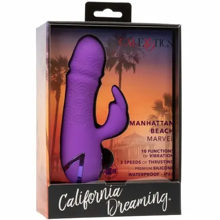 CalExotics California Dreaming Manhattan Beach Marvel Dual Vibrator Ljubičasta