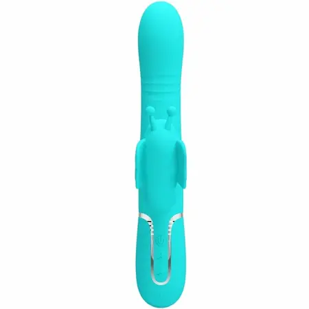 Pretty Love Butterfly Aqua Green 4-u-1 Multi-Funkcionalni Intimni Uređaj