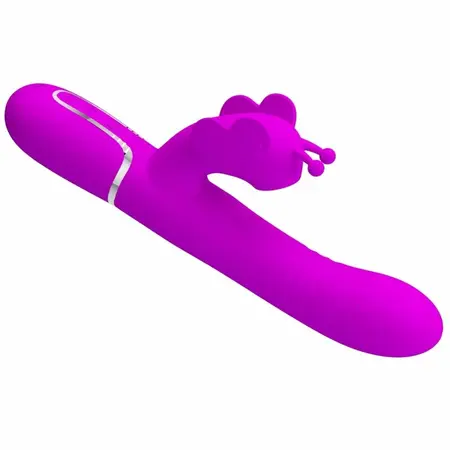 Pretty Love Butterfly 4-u-1 Multi-Funkcionalni Intimni Sistem Fuchsia