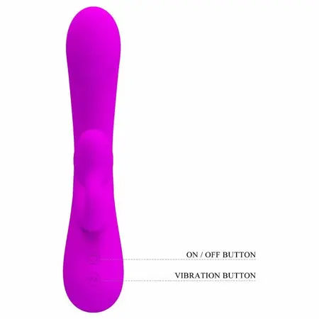 Pretty Love Sincere Intimni Dual Vibrirajući Sistem Ljubičasti Silikon 23cm