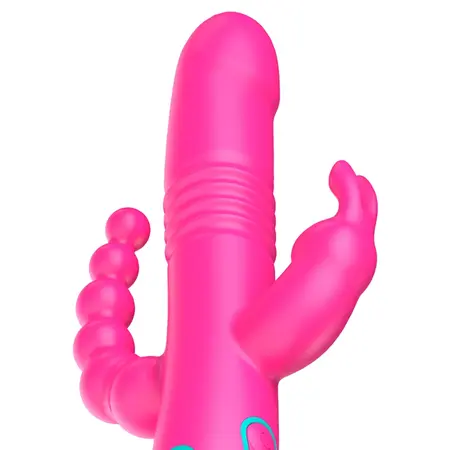 Happy Loky Donald Triple Action Intimni Uređaj, Bežični, Plavi, 24.5cm