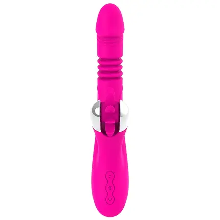 Diversia Bunny Up & Down 24 cm Intim Masina, USB, Silikon, Roza