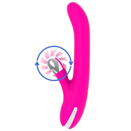 DIVERSIA Bunny Rotacija Intim Masina 24 cm USB Punjiva Roza