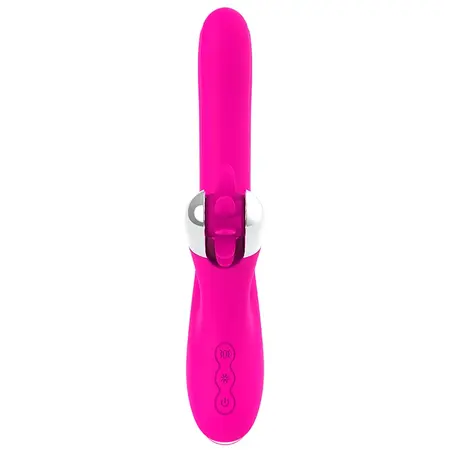 DIVERSIA Bunny Rotacija Intim Masina 24 cm USB Punjiva Roza