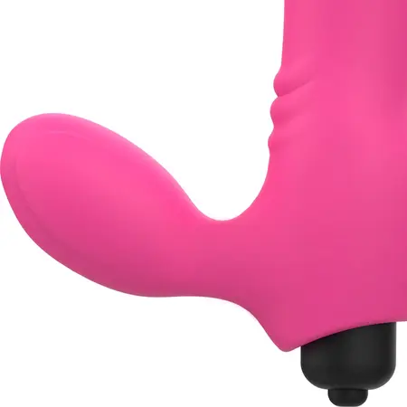 OHMAMA BIX Dvostruka Stimulacija Vibrator Roza Xmas Izdanje 163mm Silikon