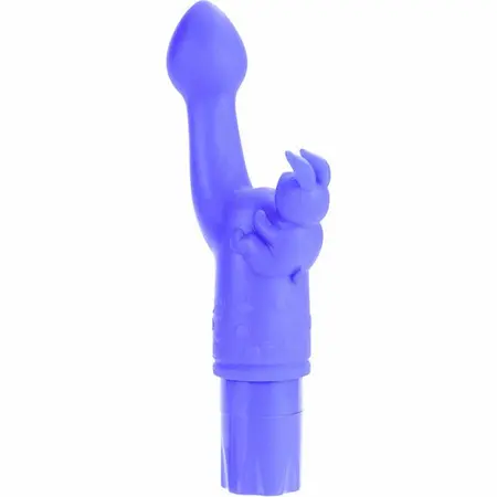 CalExotics Kiss Silicone Bunny Dual-Engine Flexible Vibrator Purple