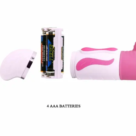 Pretty Love Antoine Silicone Rotating Dual-Action Vibrator, 12 Modes