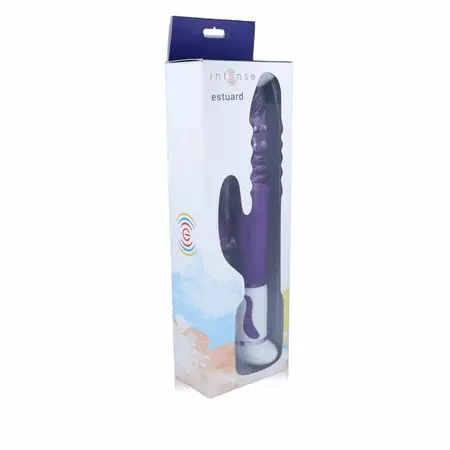 INTENSE Estuard Gore-Dole Rotator Vibrator Ljubicasta, 30cm, 12 Rezima