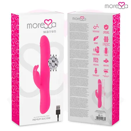 Moressa Warren Premium Silikonski Intimni Uredjaj USB Punjiv 25.5cm