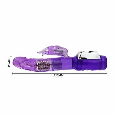 Baile US Super Rabbit Rotating Model Intimate Massager 23cm Pink