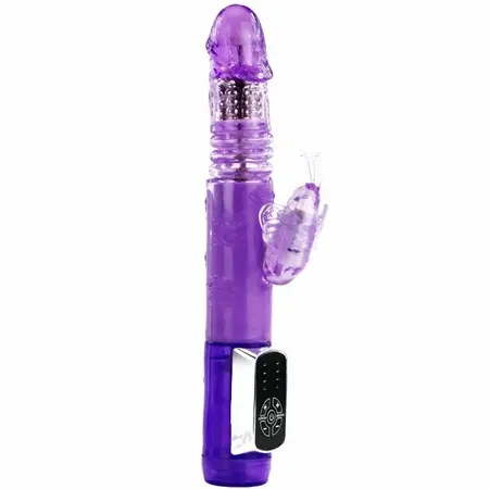 Baile Butterfly Prince Rotating Silicone Massager 23cm Pink