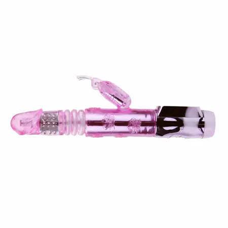 Baile US Rabbit Throbbing Butterfly - Dual Action Intimate Device, Purple