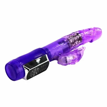 Baile US Rabbit Passion Baron Multi-Function Intimate Machine 23cm Purple