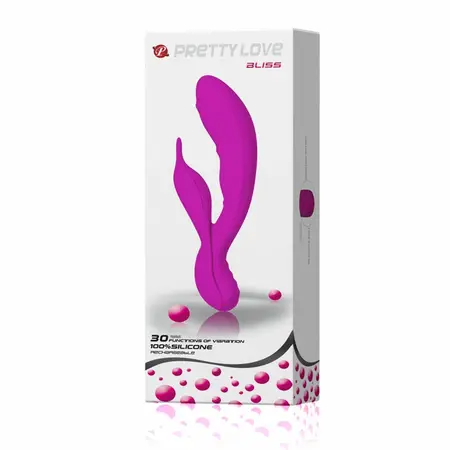 Pretty Love Bliss High-Grade Lilac Massager 30-Mode Rechargeable 21cm