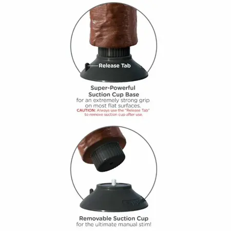 Pipedream King Cock Vibrating Intimate Device Brown 17.8 cm Multispeed
