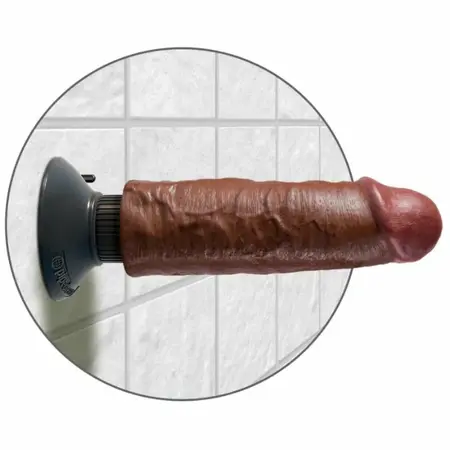 Pipedream King Cock Vibrating System Brown 15.24 cm Adjustable