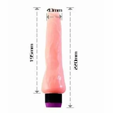 Baile Intimni Vinil Sistem 19.5cm Multi-Brzina Vibrirajuci Model