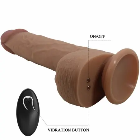 PRETTY LOVE Tommy Rechargeable Silicone Intimate Device 22.5cm with Remote
