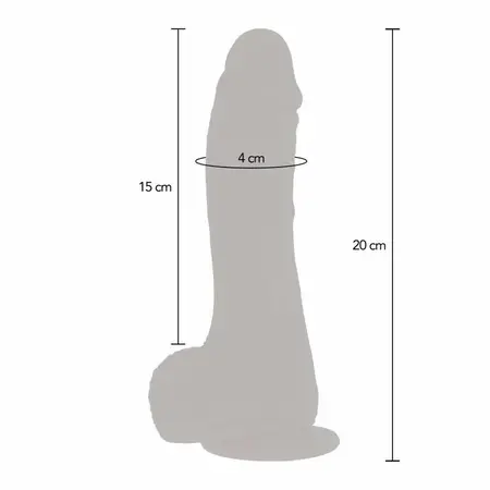 Get Real Gore-Dole Rotirajuci Vibrirajuci Intimni Uredjaj Boja Kože 22cm