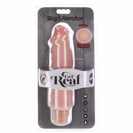 Get Real Dual Density Vibrator 20.5 cm Prirodna nijansa Premium Model