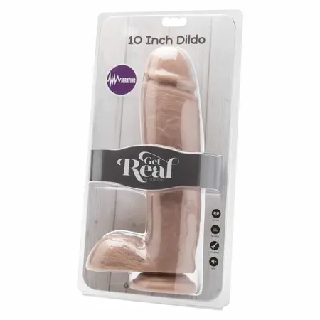 Dream Toys Get Real 25.5 cm Vibrirajući model sa bazom Boja kože