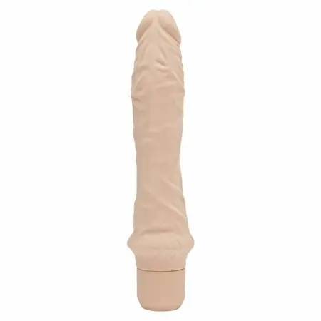 GET REAL Classic Large Silicone Vibrator 24.9 cm - 7 Modova, Vodootporan, Prirodna boja