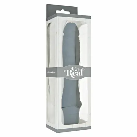 GET REAL Classic Large Black Silicone Vibrirajući model 24.9 cm