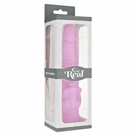 Get Real Classic Stim Pink - Vibrirajući silikonski personalni masažer