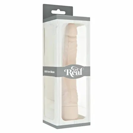 Get Real Classic Slim Vibrator Skin - Slimline silikonski model sa Multispeed sistemom