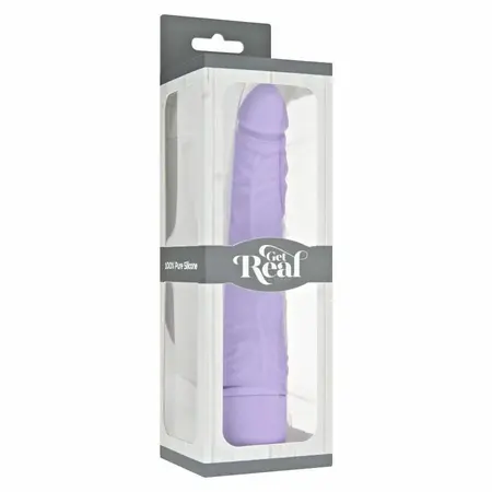 Get Real Classic Slim Vibrator Purple - Kompaktni silikonski intimni uređaj