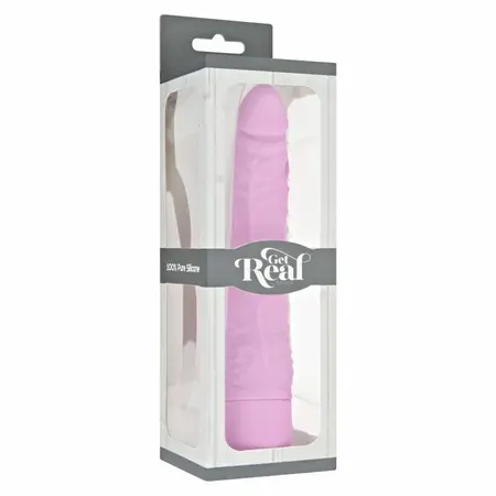 Get Real Classic Slim Vibe Pink - Slimline silikonski intimni masažer