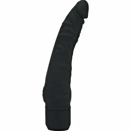 Get Real Classic Slim Vibrator Black - Kompaktni silikonski model sa Multispeed sistemom