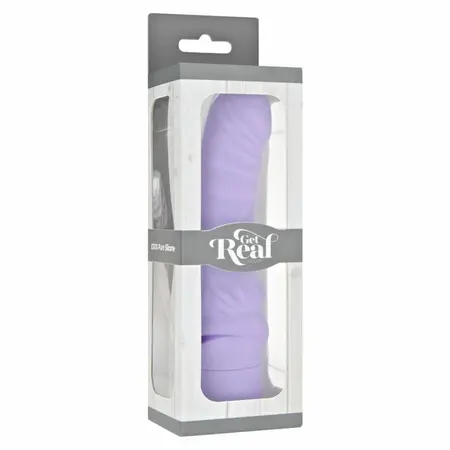 Get Real Mini Classic Curved Vibrator Ljubičasta - Ergonomski Silikonski Dizajn