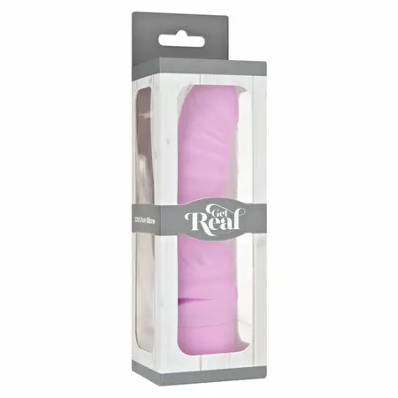 Get Real Mini Classic Curved Vibrator Roze - Ergonomski Silikonski Dizajn