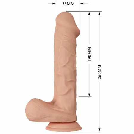 Baile Beautiful Encounter Berqrisi 26cm Vibrating Model, Natural Tone