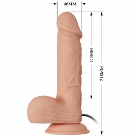 Baile Beautiful Encounter Bahamut Vibrating Device 21.8cm Natural TPR