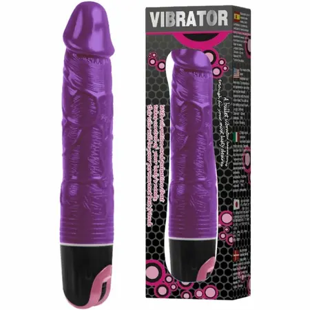 Baile Lilac Multispeed Vibracioni Uređaj Roze Fleksibilni TPR 21 cm
