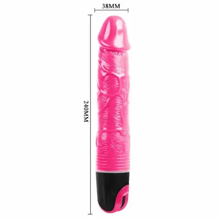 Baile Lilac Multispeed Vibracioni Uređaj Roze Fleksibilni TPR 21 cm
