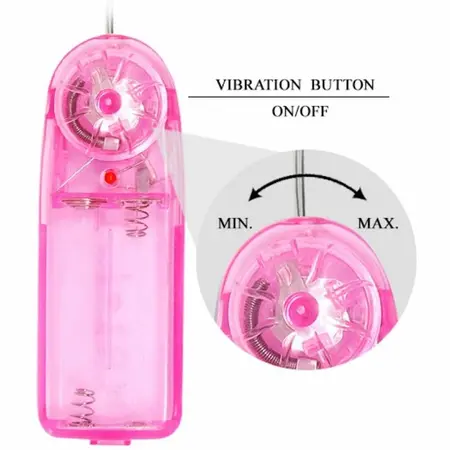 Baile Fountain Multi-Speed Vibrator with Ejaculation Feature, Suction Base