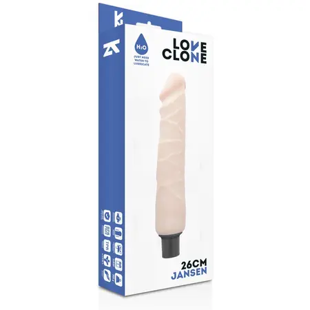 LoveClone Jansen 26 cm Intimni uređaj sa samopodmazivanjem i vibracijom