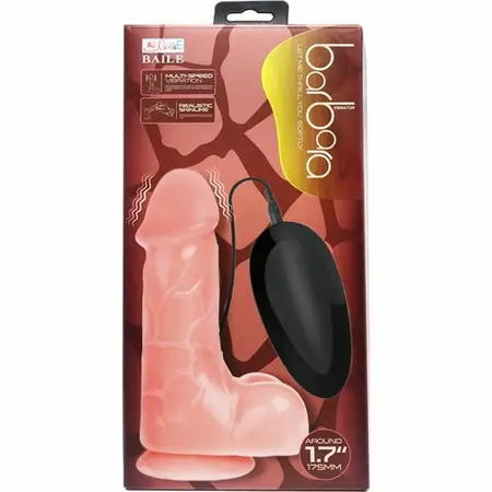 Baile Barbara 21 cm Multi-Speed Vibrirajući Model sa Usisnom Osnovom