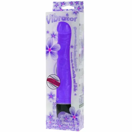 Baile Multi-Speed Vibrator 21,5 cm Ljubičasti TPR Teksturirani Model
