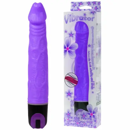 Baile Multi-Speed Vibrator 21,5 cm Ljubičasti TPR Teksturirani Model