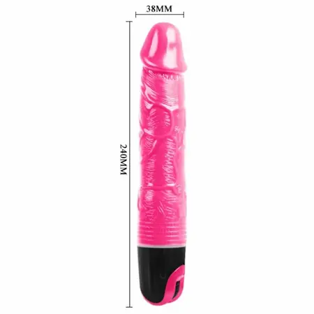 Baile Roze Multispeed Vibrator Fleksibilni TPR/ABS 2AA Podesiva Snaga