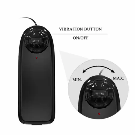 Baile Intrepid Emperor Textured Intimate Machine with Vibration 16.2cm