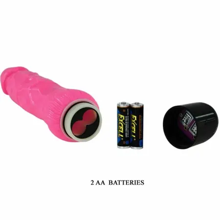 Baile Vibrirajući Roze Model 24 cm – Fleksibilni TPR, Kontrola sa Više Brzina