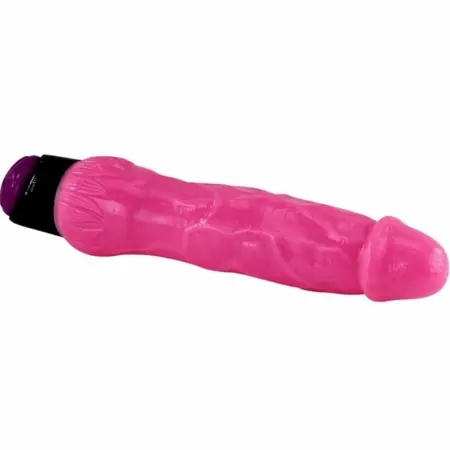 Baile Vibrirajući Roze Model 24 cm – Fleksibilni TPR, Kontrola sa Više Brzina
