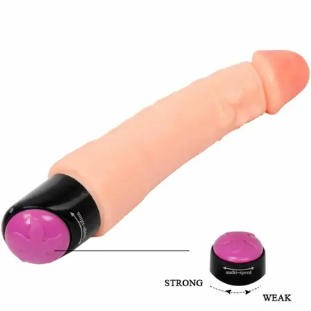 Baile Fleksibilni Multi-Speed Intimni Uređaj 25 cm PVC Crni