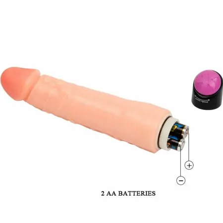Baile Fleksibilni Multi-Speed Intimni Uređaj 25 cm PVC Crni